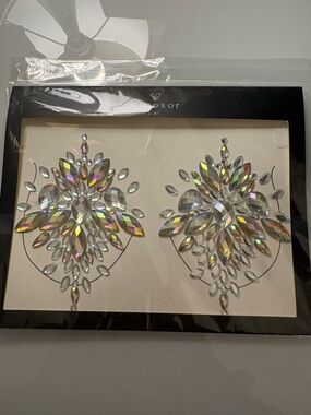 Windsor - Sparkling Iridescent Crystal nipple covers